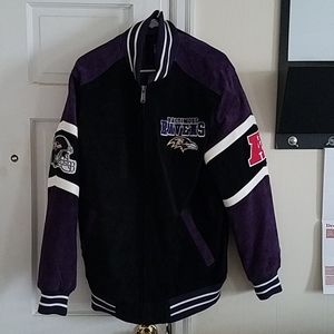 Baltimore Ravens Suede Jacket